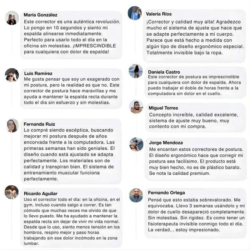 Davirae™ Corrector de postura instantáneo